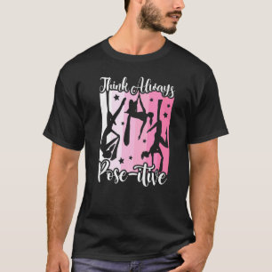 Luchtacrobaat Aerial Yoga Uitvoerder En Aerial Zij T-shirt