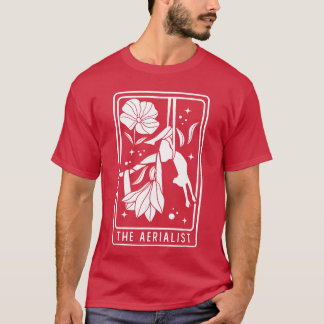 Luchtacrobaat Bloemendanseres Luchtdanser Zijde T-shirt