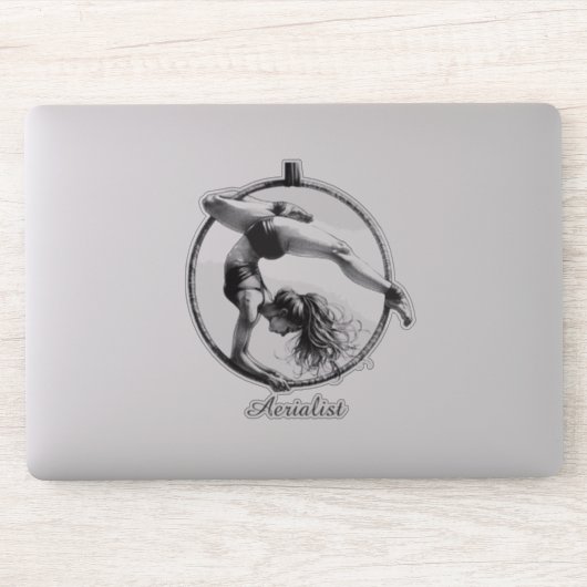 Luchtacrobaat Hoepel Lyra  Sticker (Computer)