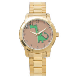 Luchtademende groene draak horloge