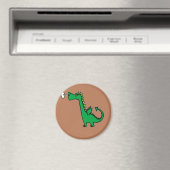 Luchtademende groene draak magneet (Insitu (Vaatwasser))