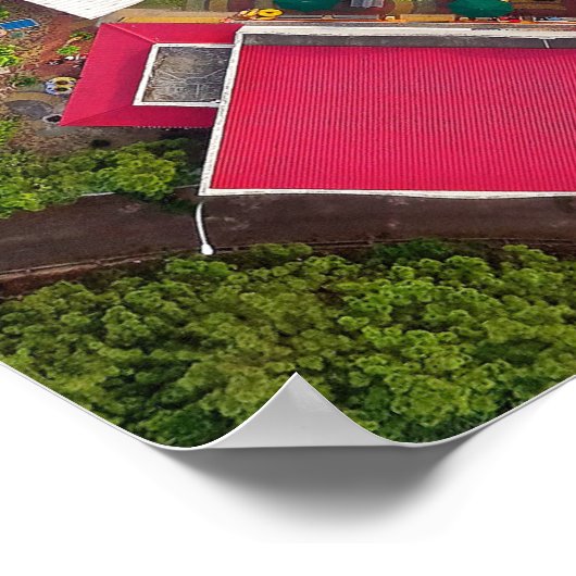 Luchtafspeelscène Poster (Hoek)