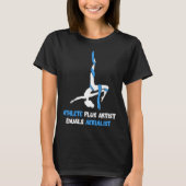 Luchtatleet Plus Artiest Aerial Yoga Hangende Aer T-shirt (Voorkant)