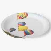 Luchtballon 6 papieren bordje (Gekanteld)