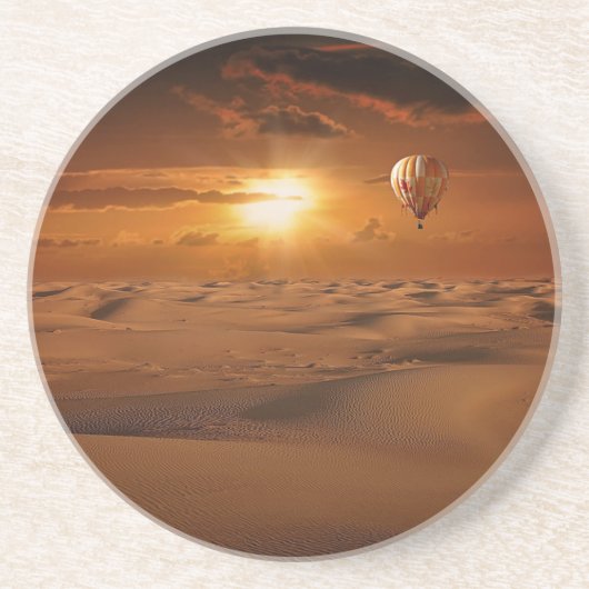 luchtballon-797 zandsteen onderzetter (Voorkant)