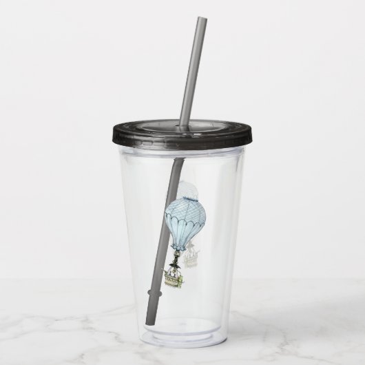  luchtballon acryl drinkbeker (Achterkant)