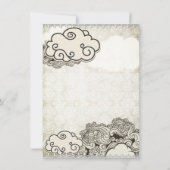 Luchtballon: Birthday Party Invitation Kaart (Achterkant)