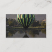 Luchtballon boven de Yakima-rivier Visitekaartje (Achterkant)