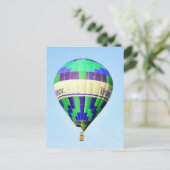 Luchtballon Briefkaart (Staand voorkant)