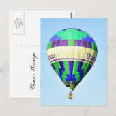 Luchtballon Briefkaart (Voorkant / Achterkant)