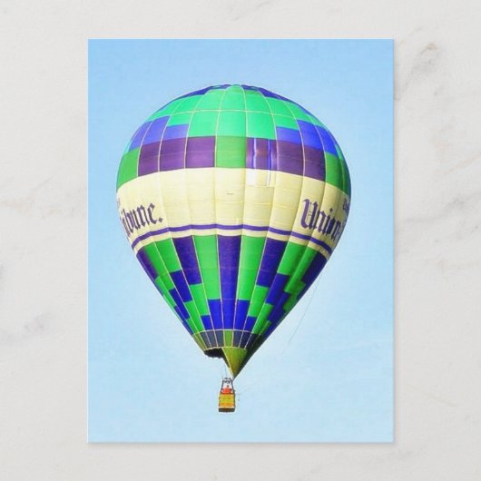 Luchtballon Briefkaart (Voorkant)