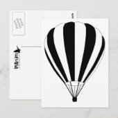 luchtballon briefkaart (Voorkant / Achterkant)