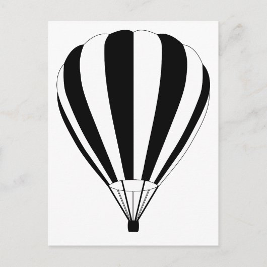 luchtballon briefkaart (Voorkant)