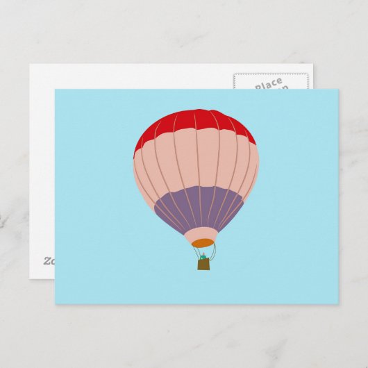 Luchtballon Briefkaart (Voorkant / Achterkant)