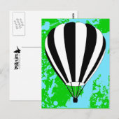 luchtballon briefkaart (Voorkant / Achterkant)