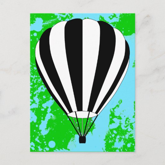 luchtballon briefkaart (Voorkant)