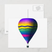 luchtballon briefkaart (Voorkant / Achterkant)
