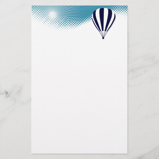 luchtballon briefpapier (Voorkant)