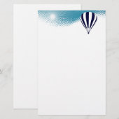 luchtballon briefpapier (Voorkant / Achterkant)