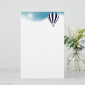 luchtballon briefpapier (Staand voorkant)