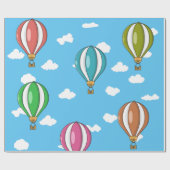 Luchtballon Cadeaupapier (Vlak)