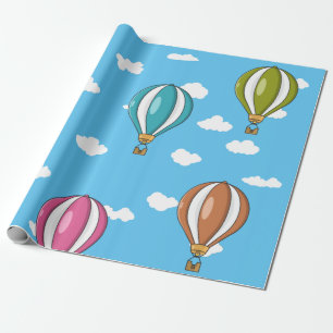 Luchtballon Cadeaupapier
