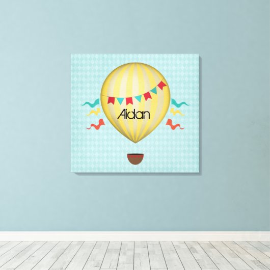 luchtballon canvas afdruk (Insitu (Houten vloer))