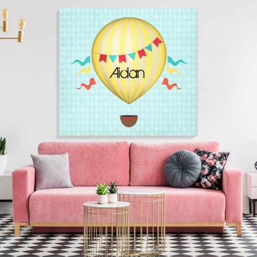 luchtballon canvas afdruk (Insitu (Woonkamer))
