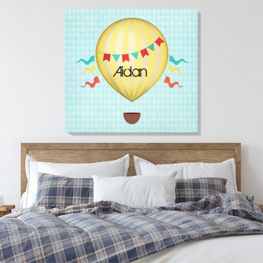  luchtballon canvas afdruk (Insitu (Slaapkamer))