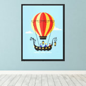 Luchtballon Canvas Afdruk (Insitu (Houten vloer))