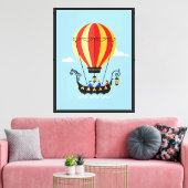Luchtballon Canvas Afdruk (Insitu (Woonkamer))