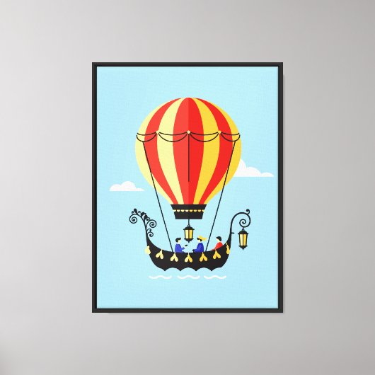 Luchtballon Canvas Afdruk (Voorkant)