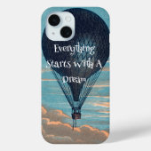  luchtballon dromen droomcitaat Case-Mate iPhone case (Achterkant)