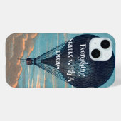  luchtballon dromen droomcitaat Case-Mate iPhone case (Achterkant (horizontaal))