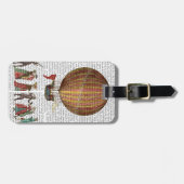 Luchtballon en mensen bagagelabel (Voorkant horizontaal)