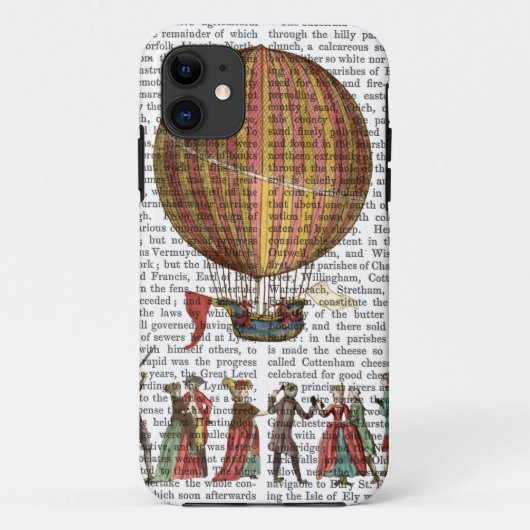 Luchtballon en mensen Case-Mate iPhone case (Achterkant)