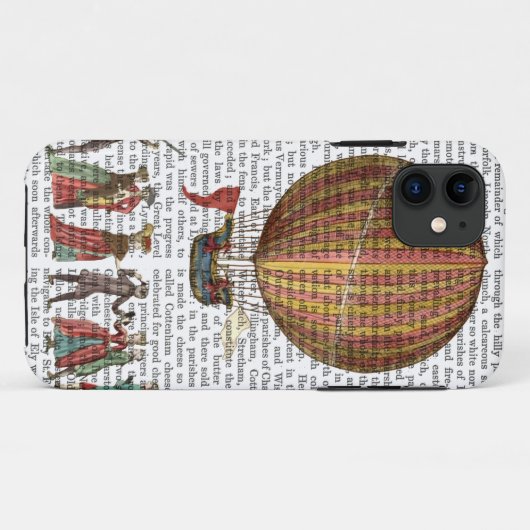 Luchtballon en mensen Case-Mate iPhone case (Achterkant (horizontaal))