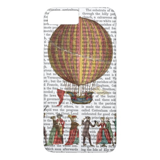 Luchtballon en mensen Case-Mate iPhone case (Achterkant)