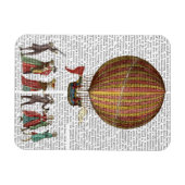 Luchtballon en mensen magneet (Horizontaal)