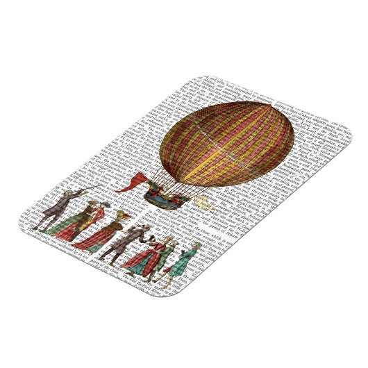 Luchtballon en mensen magneet (Linkerzijde)