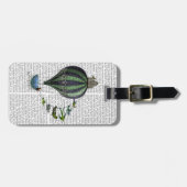 Luchtballon en -vogels bagagelabel (Voorkant horizontaal)