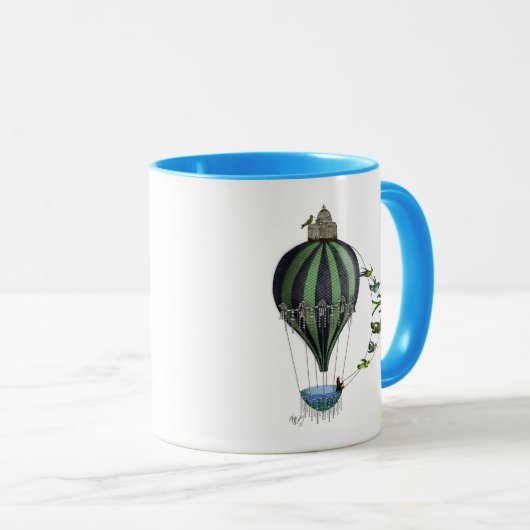 Luchtballon en -vogels mok (Voorkant rechts)