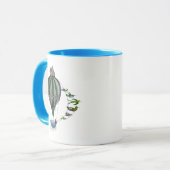 Luchtballon en -vogels mok (Voorkant links)