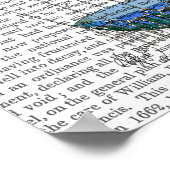 Luchtballon en -vogels poster (Hoek)