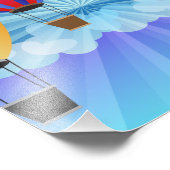 luchtballon foto afdruk (Hoek)