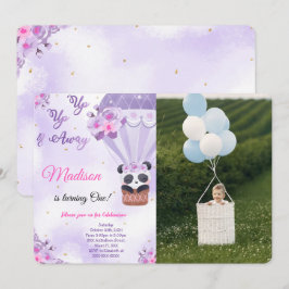 Luchtballon Foto Uitnodigingen