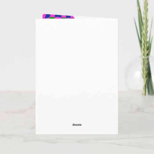 Luchtballon - Happy Birthday Kaart (Achterkant)