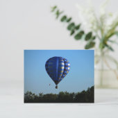 Luchtballon in briefkaart (Staand voorkant)