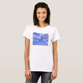 luchtballon in wolken t-shirt (Voorkant volledig)