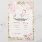 Luchtballon is ze niet zo aardig hoe oude ouders (Voorkant)